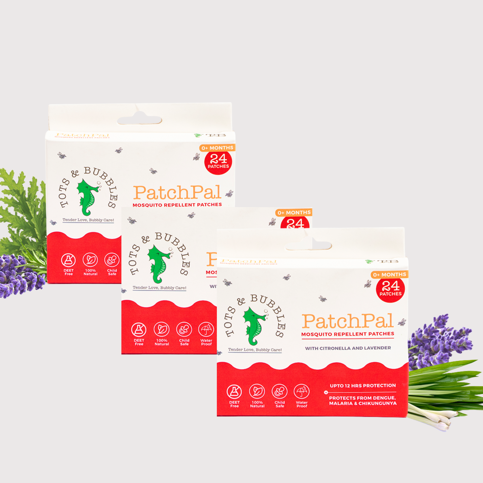 Patchpal Mosquito Repellent Patches - Pack of 3