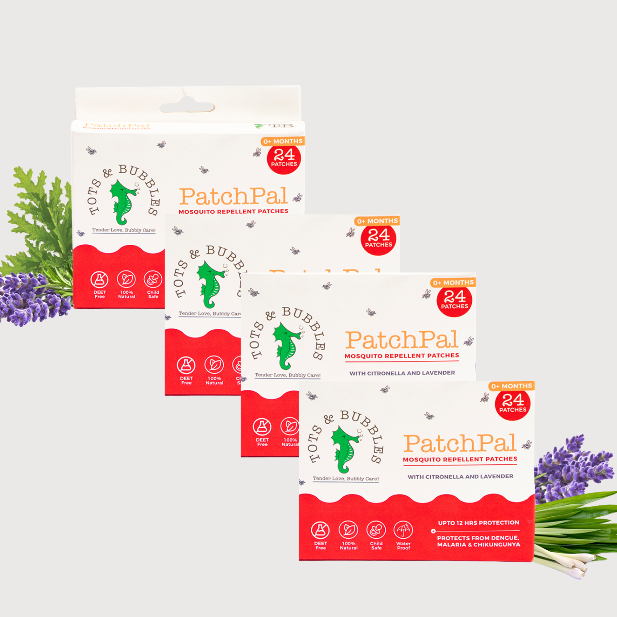 Patchpal Mosquito Repellent Patches - Pack of 4