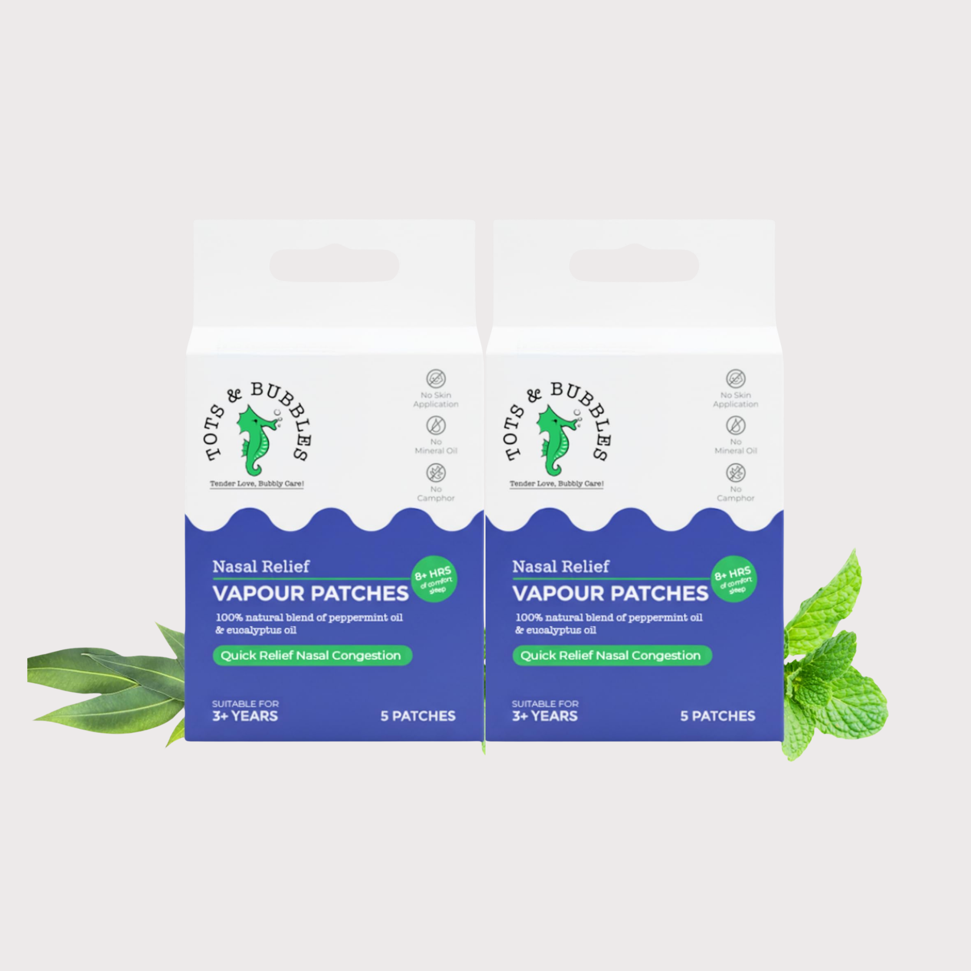Cold Relief Vapour Patches - Pack of 2