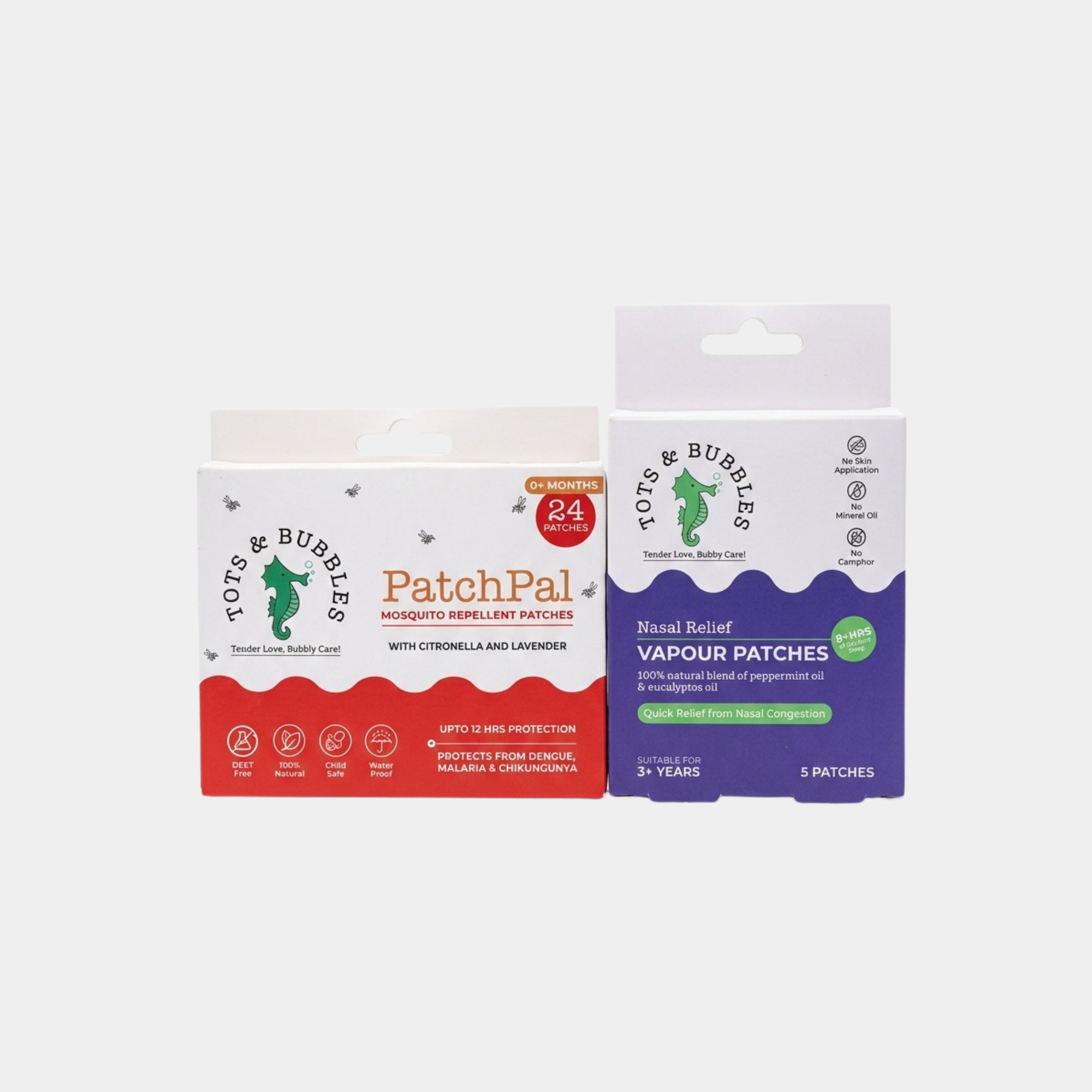 Nasal & Mosquito repellent Patch Kit