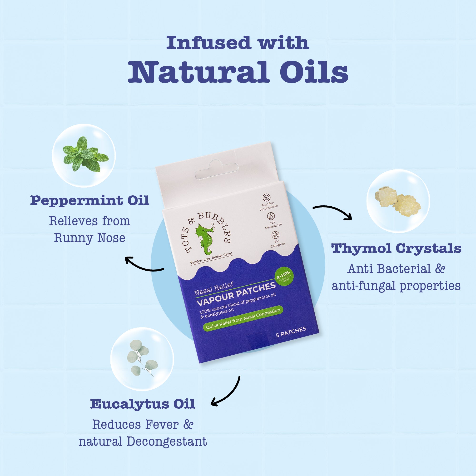 Natural Cold Relief Vapour Patches
