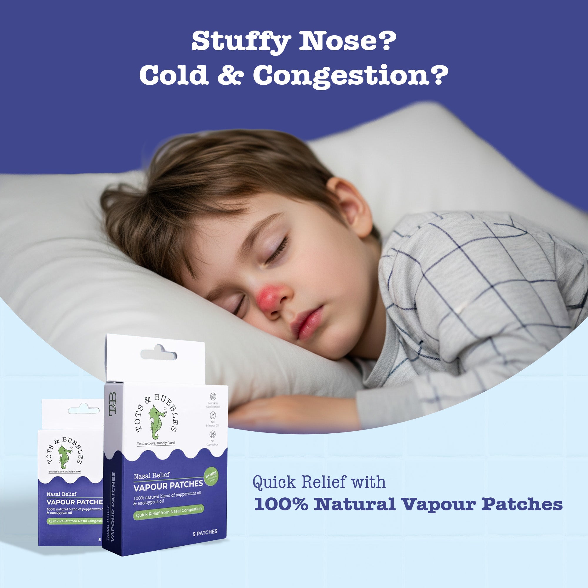 Natural Cold Relief Vapour Patches