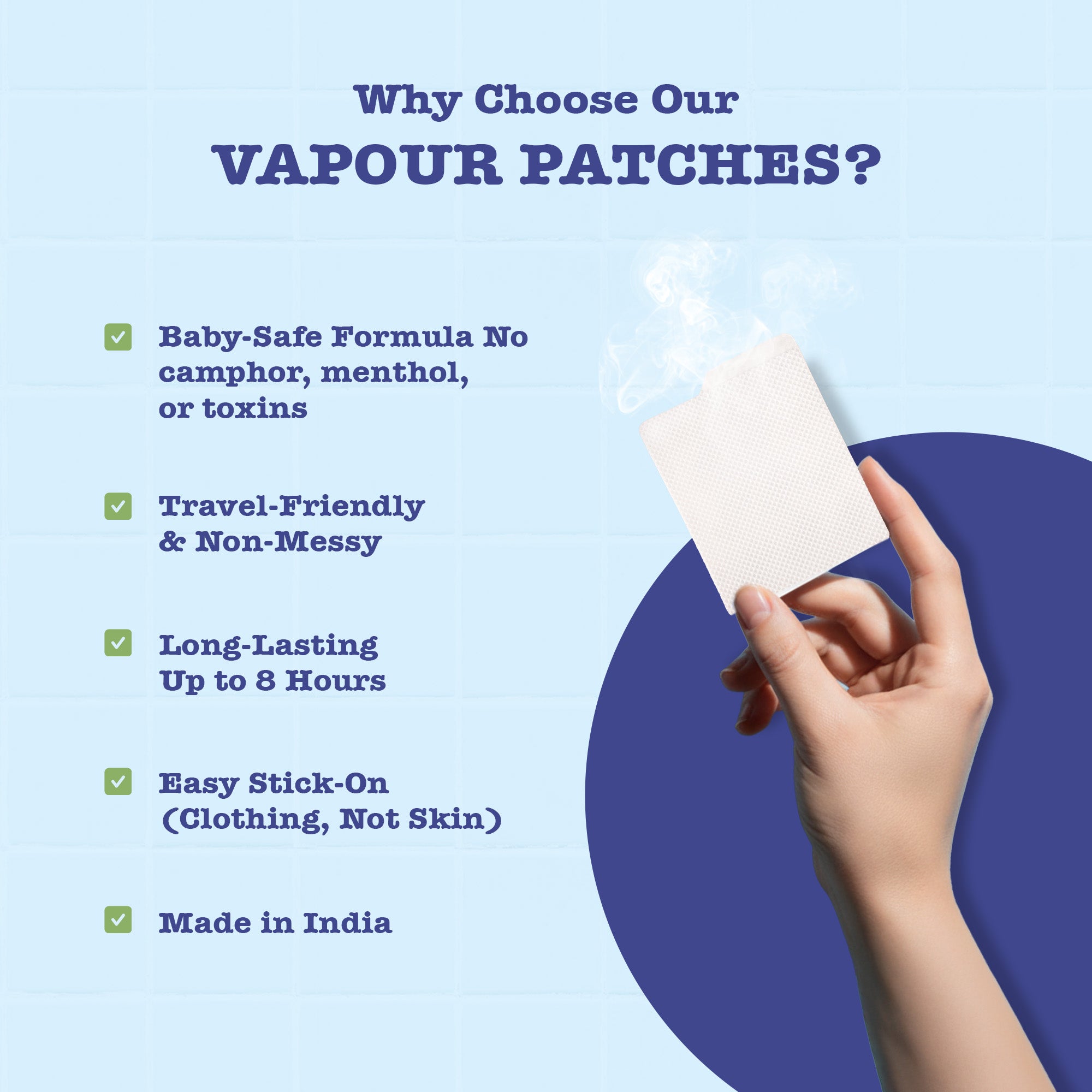 Natural Cold Relief Vapour Patches